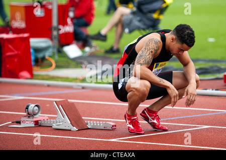 Luke LENNON-FORD, Mens 400m National, Aviva London Grand Prix, Crystal Palace, London 2012 Stockfoto