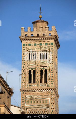 Zaragoza, Spanien, Aragon, Iglesia de Santa Maria Magdalena Kirche, Stockfoto