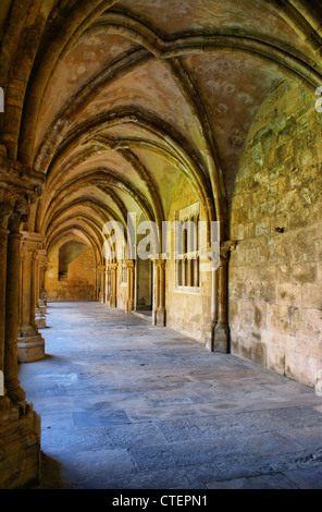 Kreuzgang des Se Velha in Coimbra, Portugal Stockfoto