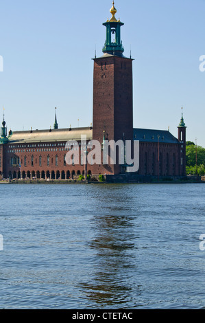 Rathaus von Stockholm (Schwedisch: Stockholms Stadshus oder Stadthaus lokal) ist das Gebäude des Stadtrates, Stockholm Stockfoto