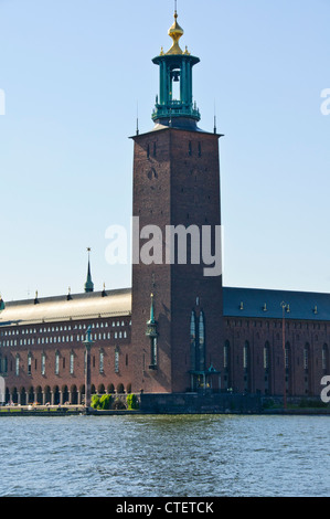 Rathaus von Stockholm (Schwedisch: Stockholms Stadshus oder Stadthaus lokal) ist das Gebäude des Stadtrates, Stockholm Stockfoto