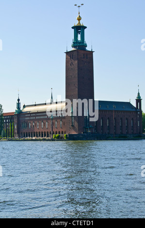 Rathaus von Stockholm (Schwedisch: Stockholms Stadshus oder Stadthaus lokal) ist das Gebäude des Stadtrates, Stockholm Stockfoto