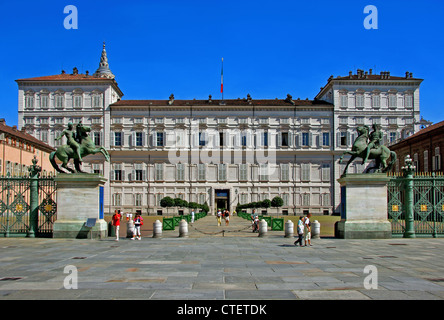 Königspalast von Turin oder Palazzo Reale(royal palace), ist ein Palast in Turin. Stockfoto