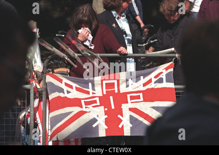 Prinzessin Dianas Beerdigung Stockfoto