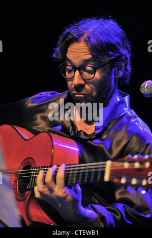 Al Di Meola,Portrait, Jazz, Fusion, Gitarrist, al, Al di meola, Konzert, di meola, Unterhaltung, berühmt,Gitarrenvirtuose, Foto Kazimierz Jurewicz Stockfoto