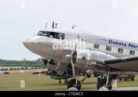 Douglas DC3 Dakota in der Flying Legends Airshow 2011, Imperial War Museum Duxford Stockfoto