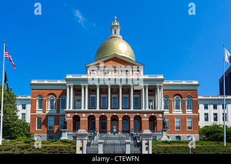 Massachusetts State House, Beacon Street, Boston, Massachusetts, USA Stockfoto