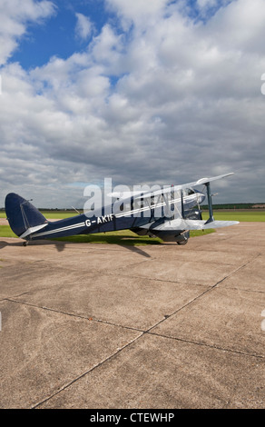 1930er Jahren DeHavilland Dragon Rapide Vintage Airliner, Imperial war Museum, Duxford, Cambridgeshire Stockfoto