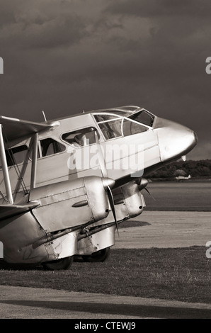 DeHavilland Dragon Rapide, Imperial War Museum Duxford, Cambridgeshire Stockfoto