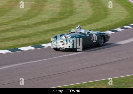 1952 Aston Martin DB3 beim Goodwood Revival 2011 Stockfoto