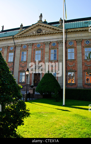 Die schwedischen Ritterhaus (Schwedisch: Riddarhuset) führt Aufzeichnungen und handelt im Auftrag des schwedischen Adels, Stockholm Stockfoto