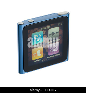 iPod Nano 6. Generation. Musik-Player mit Touchscreen Stockfoto