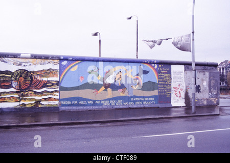 East Side Gallery - Berlin Stockfoto