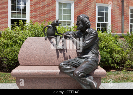 Jim Henson Memorial Skulptur von Jay Hall Carpenter, 2003 - University of Maryland, College Park Stockfoto