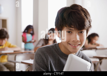 USA, California, Los Angeles, Porträt von Schüler (12-13) Stockfoto