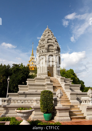 Stupa im Königspalast in Phnom Penh Kambodscha Stockfoto