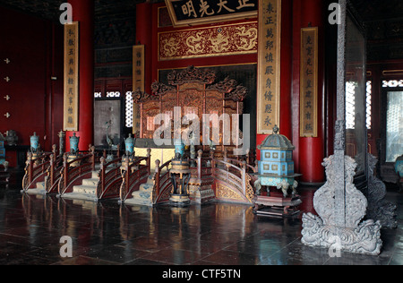 Qian Qing Gong, Palast der Himmlischen Reinheit, in der verbotenen Stadt, Peking, China Stockfoto