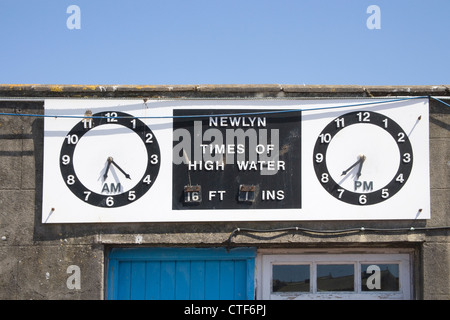 der große Fischerhafen von Newlyn an der Süden Cornwalls Küste Stockfoto