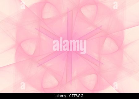 Eine helle und bunte geometrische Fraktale Muster Stockfoto