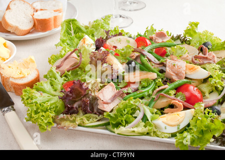 Ein Gericht aus der Provence, Salade Nicoise Stockfoto