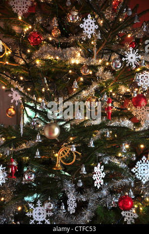 Christbaumschmuck UK Stockfoto