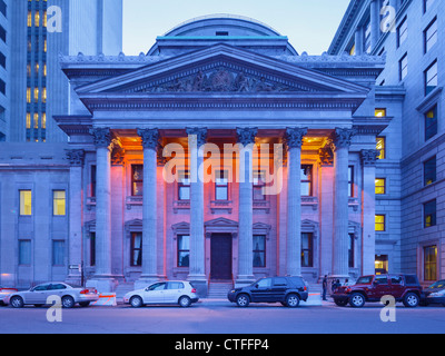 Bank von Montreal Headoffice, Vieux Montreal Stockfoto