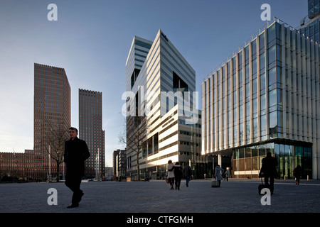 Niederlande, Amsterdam, Geschäft Bezirk genannt Zuidas. Stockfoto