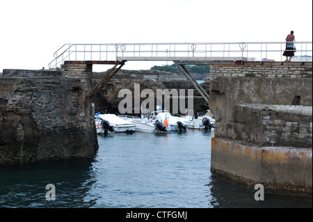 Küsten-Szene von Biarritz Frankreich 2012 Bild Copyright Ben Pruchnie 2012 Stockfoto