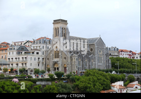 Küsten-Szene von Biarritz Frankreich 2012 Bild Copyright Ben Pruchnie 2012 Stockfoto