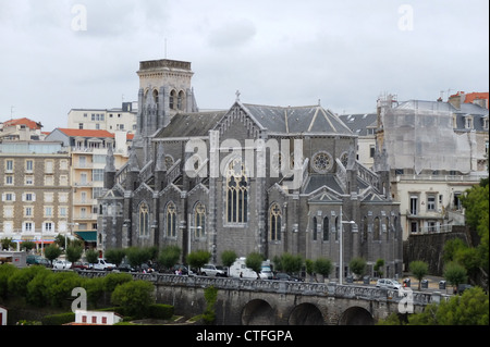 Küsten-Szene von Biarritz Frankreich 2012 Bild Copyright Ben Pruchnie 2012 Stockfoto