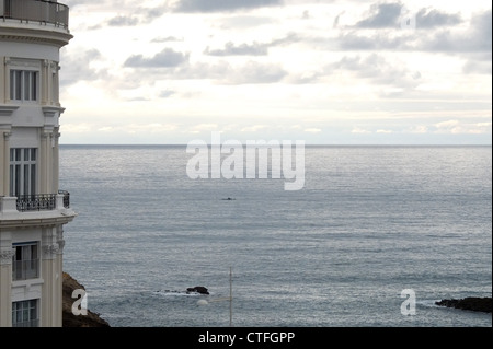 Küsten-Szene von Biarritz Frankreich 2012 Bild Copyright Ben Pruchnie 2012 Stockfoto