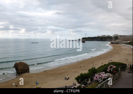 Küsten-Szene von Biarritz Frankreich 2012 Bild Copyright Ben Pruchnie 2012 Stockfoto