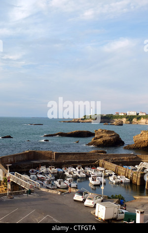 Küsten-Szene von Biarritz Frankreich 2012 Bild Copyright Ben Pruchnie 2012 Stockfoto