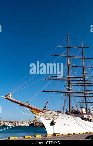 Großsegler im Hafen von Valletta, Malta Stockfoto