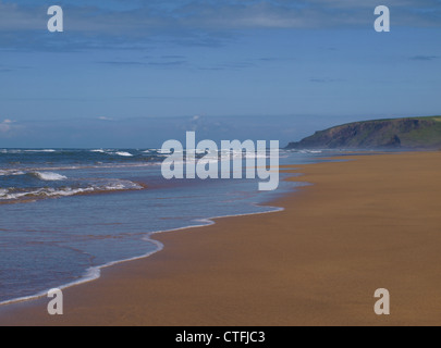 Strand zwischen Crooklets und Northcott Mund, Bude, North Cornwall, UK Stockfoto
