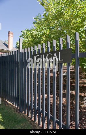 Gilgal Garten, gekennzeichnet als ein "visionary Art Umwelt" ist gefüllt mit ungewöhnlichen symbolischen Statuen Mormonismus zugeordnet. Stockfoto