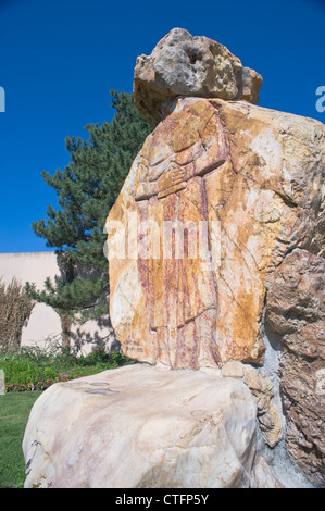 Gilgal Garten, gekennzeichnet als ein "visionary Art Umwelt" ist gefüllt mit ungewöhnlichen symbolischen Statuen Mormonismus zugeordnet. Stockfoto