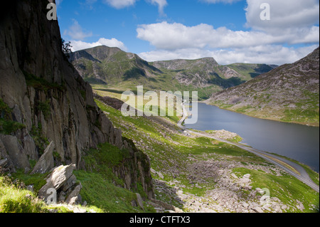 See Ogwen, Tryfan, Snowdonia Stockfoto