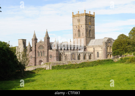 St. Davids Kathedrale Pembrokeshire Wales Cymru UK GB Stockfoto