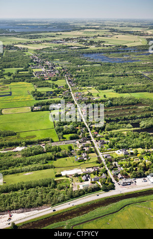 Niederlande, Ankeveen, See namens Ankeveense Plassen. Luft. Stockfoto