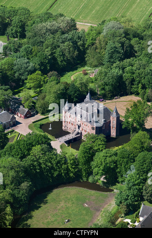 Den Niederlanden, Antenne Nederhorst Den Berg. Schloss Nederhorst. Stockfoto