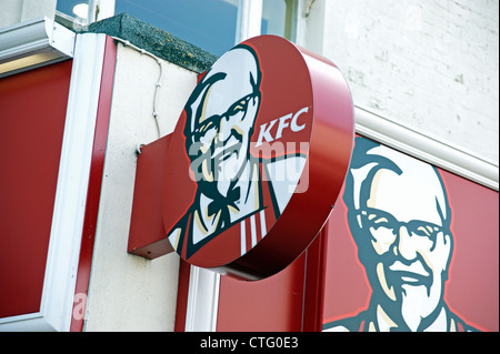 KFC-Fast-Food-Restaurant-Shop Worthing West Sussex UK Stockfoto