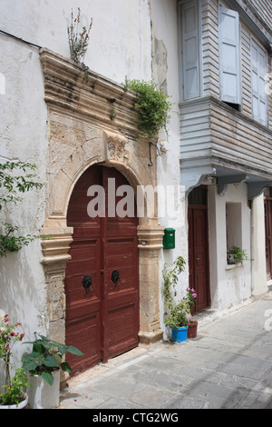 Venezianischen und türkischen Architektur, Altstadt von Rethymnon, Kreta, Griechenland Stockfoto