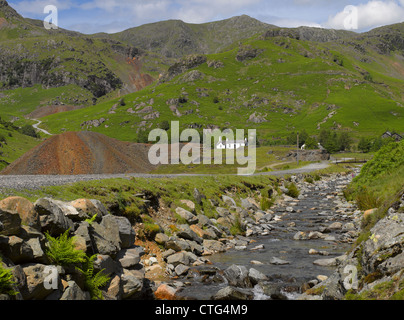 Coppermines Valley im Sommer in der Nähe von Coniston Cumbria Lake District National Park England Vereinigtes Königreich GB Großbritannien Stockfoto