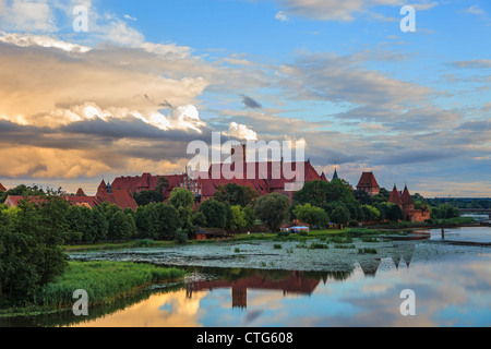 Schloss in Malbork, Polen. Stockfoto