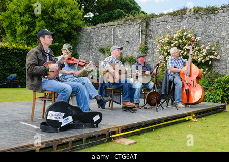 Ulster Scots Countryband Geige Stockfoto