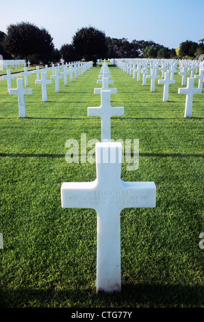 KARTHAGO TUNESIEN NORTH AFRICA AMERICAN CEMETERY VON WELTKRIEG II Stockfoto