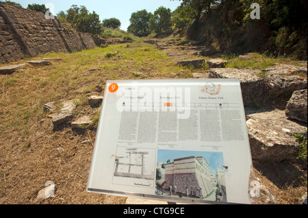 Schloss Haus Troia VI BC 1700 Troy Çanakkale Türkei Stockfoto