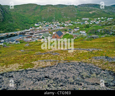 Fischerdörfer und Leuchttürme auf in Ost-Kanada, Neufundland und Labrador; Ostküste; Kanada; Nord-Amerika Stockfoto