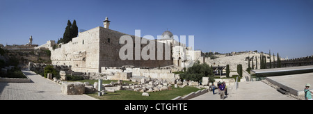 Der archäologische Park von Jerusalem in Jerusalem, Israel Stockfoto